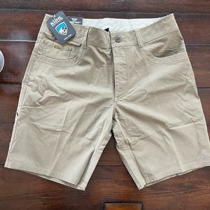 Kuhl Men’s Revolver Cargo Shorts. 34 Waist/10” Inseam Color: Khaki